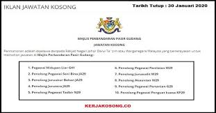 (a) mempunyai kelayakan di perenggan 1(c); Jawatan Kosong Majlis Perbandaran Pasir Gudang Mppg