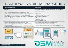 The difference between digital marketing and traditional marketing is that digital marketing focuses marketing through digital platforms whereas traditional marketing focuses marketing through the old platforms. The Differences Between Digital Marketing And Traditional Marketing