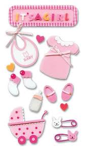 30 essential items for a baby shower gift list. Ek Success Jolee S Foam Stickers Baby Girl Baby Items Diy Baby Cards Handmade Baby Girl Scrapbook