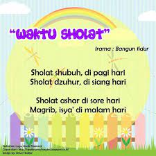 Waktu Sholat Original Song Bangun Tidur Lagu Pendidikan Buku Anak