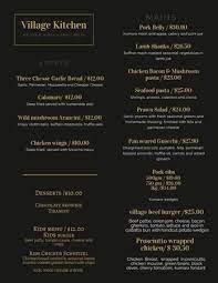 Order village kitchen delivery in rahim yar khan now! New Menu Village Kitchen Bild Von Village Kitchen Morrinsville Tripadvisor