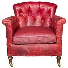 19th Century Howard Sons Leather Armchair Uk 1890 S Armchair Armchair Vintage Leather Armchair