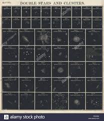 Double Stars And Clusters English This Rare Chart Of Star