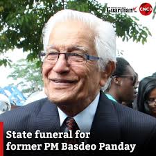 Minister of National Security Fitzgerald Hinds has confirmed that former  prime minister Basdeo Panday will be given a State funeral. For more... tap  link in bio