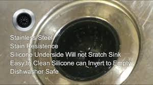 oxo good grips silicone sink strainer