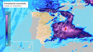A partir de las 16 horas crecerán grandes sistemas de tormentas en Aragón, Comunidad Valenciana y Cataluña