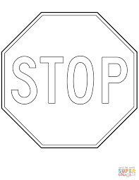 This game requires only one player. Printable Stop Sign Coloring Page Coloring Home