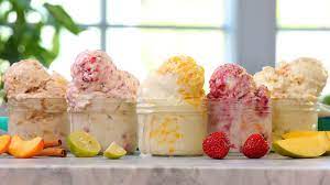5 New Fruity Ice Cream Flavors For Summer Easy Ice Cream Recipe Ice Cream Recipes Ice Cream