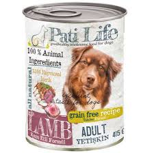 Pati Life Lamb Kuzu Etli Tahilsiz Kopek Konservesi 415 Gr Kopek Yas Mamalari Pati Life