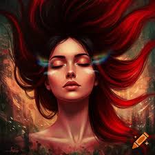 Vibrant and intriguing artwork inspired by R. Allison Quiñones