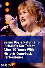 Susan Boyle I Dreamed A Dream Britain S Got Talent 2009 Singer Hd Susan Boyle Returns To Britain S Got Talent After 10 Years With Historic Comeback Performance Britains Britain S Got Talent Britain Got Talent Amazing Songs