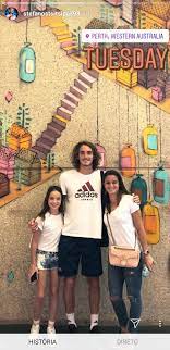 He began playing on the itf junior circuit in 2013 at the age of 14. Stefans Of Tsitsipas On Twitter Stef His Sister Elisabeth And Maria Sakkari Are Sight Seeing Today Via Stef S Ig Hopmancup