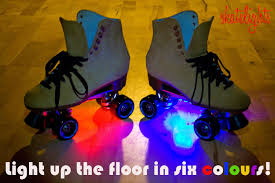 Custom Roller Skate Lights Led Ready To Roll By Skatelights 11 99 These Are Totally Awesome Too Bad I Don T Think T Roller Skating Roller Roller Girl