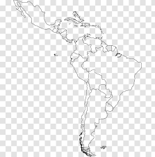 Blank map of latin america. South America Latin Blank Map Central Drawing Transparent Png