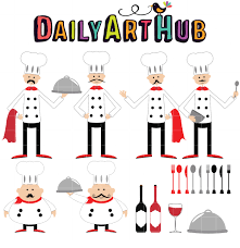 Magnificent Chefs Clip Art Set Daily Art Hub Free Clip Art Everyday Stiker
