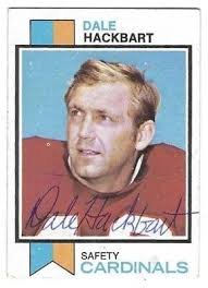 Signed DALE HACKBART St. Louis Cardinals Autographed 1973 Topps Card #428  w/ COA