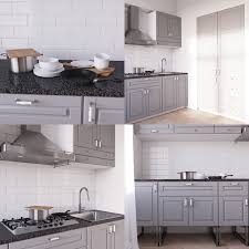 Handle varnhem (varnhem) hood harmonisk (harmonisk) plate rutinerad (rutinerad) induction panel tidlig (tidlig) lamps photo 250 (foto) mixer ringsher (ringskar) detail: Ikea Bodbyn Kitchen 3d Model 39 Obj Fbx Max Free3d