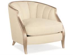 Caracole Compositions Adela Creamy Bouche Blush Tape Accent Chair In 2020 Caracole Furniture Chair Upholster Design