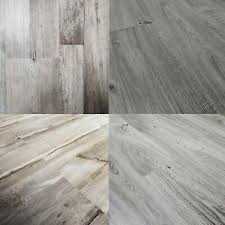 10 of the best kitchen floor materials & what they're known for benefits: Grey Brown Vinyl Planked 100 Waterproof Luxury Kitchen Click Bathroom Flooring Ebay