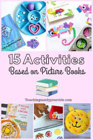 15 Picture Book Activities That Preschoolers Love Picture Book Activities Childrens Books Activities Preschool Books
