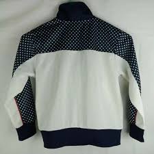 Kaepa Sports Girls 2pc Track Suit Size Small Full Zip Blue Drawstring Waist 