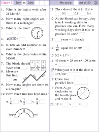 Comparing and ordering decimals printable worksheets these grade 4 maths resources and worksheets have answers also given in the downloadable links below. Mental Math Grade 3 Day 36 Mental Maths Worksheets Math Fact Worksheets Math Pages