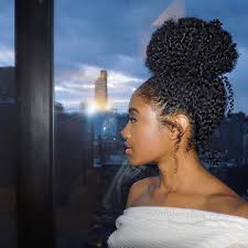 Jewellianna Palencia Jewejewebee Curly Hair Natural Hair Curly Bun High Bun Protective H Natural Hair Bun Styles Natural Hair Styles Curly Hair Styles