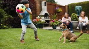 Un niño con los ojos vendados y todos los demás corriendo a. Jugar Al Aire Libre Como Evitar Riesgos Para Que Los Ninos Jueguen