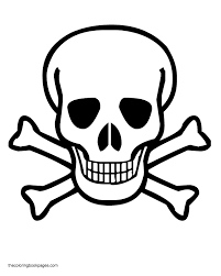 Why did the skull and crossbones come to represent pirates, i wonder? Skull And Crossbone Coloring Page Coloring Home