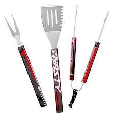 Hat Trick Hockey Stick Bbq Grilling Tool Set 3 Piece With Lovely Colors Bbq Set Hockey Stick Sports Grill