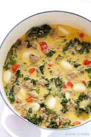 7 Ingredient Easy Zuppa Toscana Creamy Gnocchi Soup With Kale And Sausage Gimme Some Oven Recipe Toscana Recipe Easy Zuppa Toscana Recipe Recipes