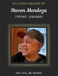 Obituary information for Steven Ignacio Mendoza