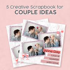I am drawn to clean lines that. 5 Creative Scrapbook For Couple Ideas Jk Crafts For The Creative In You