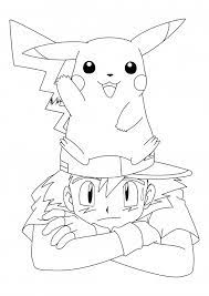 For kids & adults you can print pokemon or color online. Pikachu On Ash Coloring Pages Pokemon Coloring Pages Colorings Cc