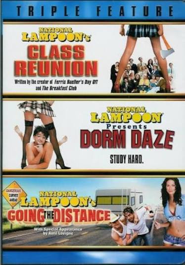 Amazon.com: National Lampoon's Triple Feature (Class Reunion / Dorm Daze /  Going the Distance) : Movies & TV