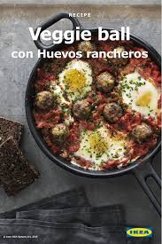 Pair Ikea Gronsaksbullar Vegetable Balls With Traditional Huevos Rancheros For A Delicious Healthy Breakfast Idea That Your En Vegetarian Recipes Food Recipes