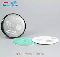 Etiquetas NFC de menu epóxi inteligentes redondas com ...