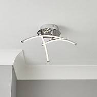 There are three mount types tighten the screws with a screwdriver as needed to ensure the light fixture is secure and flush against the ceiling. Bathroom Ceiling Lights Indoor Lights B Q