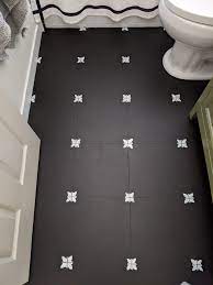 Paint is an economical material. Tutorial Hand Painted Floor Tile The Homebody House