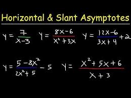 Y = 1 x y = 1 x. This Is A Practical And Short Video Resource For Learning How To Find Horizontal And Slant Asymptotes Of Rational F Rational Function Math Equations Horizontal
