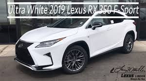 Rx 450h f sport awd. Ultra White 2019 Lexus Rx 350 F Sport Youtube