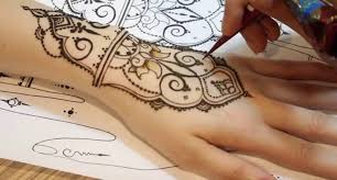Pembuatan Mehndi Henna Henna Desain Henna Pengantin