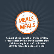 Live food and frozen food; Instinct Raw Freeze Dried Meals Grain Free Cage Free Chicken Recipe Cat Food 9 5 Oz Petco