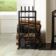Only 1 available and it's in 2 people's carts. Fireplace Tools And Log Holder Wayfair