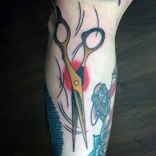 Handy scissor tattoo on a woman whose name starts with r. Top 93 Barber Tattoo Ideas 2021 Inspiration Guide