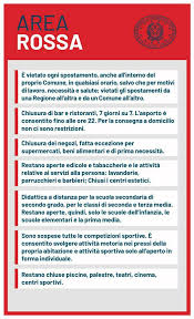 Nell'area rossa è consentito svolgere l'attività sportiva esclusivamente nell'ambito del territorio del proprio comune, dalle 5 alle 22, in forma individuale e. Siamo Zona Rossa Cosa Possiamo Fare E Cosa No Da Venerdi Mattina Ciaocomo