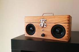 Speaker Made From Reused Wooden Box Diy Speakers Wooden Speakers Speaker