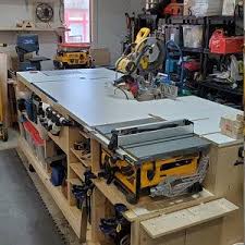 Pdf Mobile Project Center Workbench Plans Dewalt Kreg Miter Saw Stand Table Saw Outfeed Router Table Planer Stand Dust Collect In 2020 Workbench Plans Workbench Plans Diy Workbench