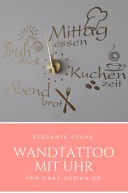 Wandtattoo Uhr Kuche Spruch Mittagessen Wandtattoo Uhr Wandtattoo Wandtattoo Kuche