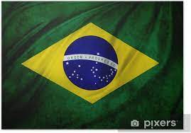 Die flagge brasiliens wurde 1992 eingeführt. Poster Brasilien Flagge Pixers Wir Leben Um Zu Verandern